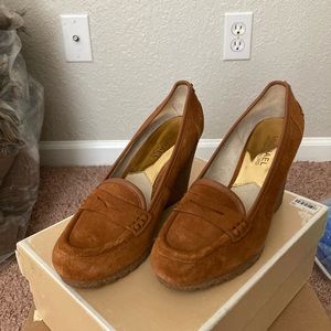 Michael Kors suede Loafer wedges